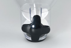 Рукоятка для диспенсеров Zevro в форме цветка черная